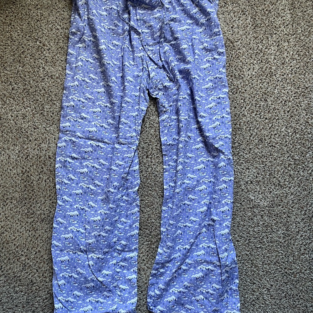 Vineyard vines purple yeti Patterned Pajama Pants